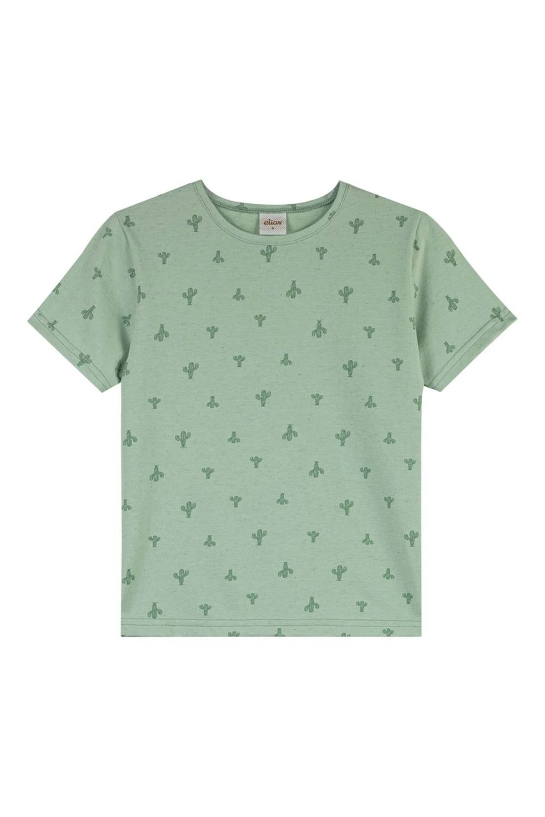 Infantil - Camiseta Menino Curta Estampada Elian Verde