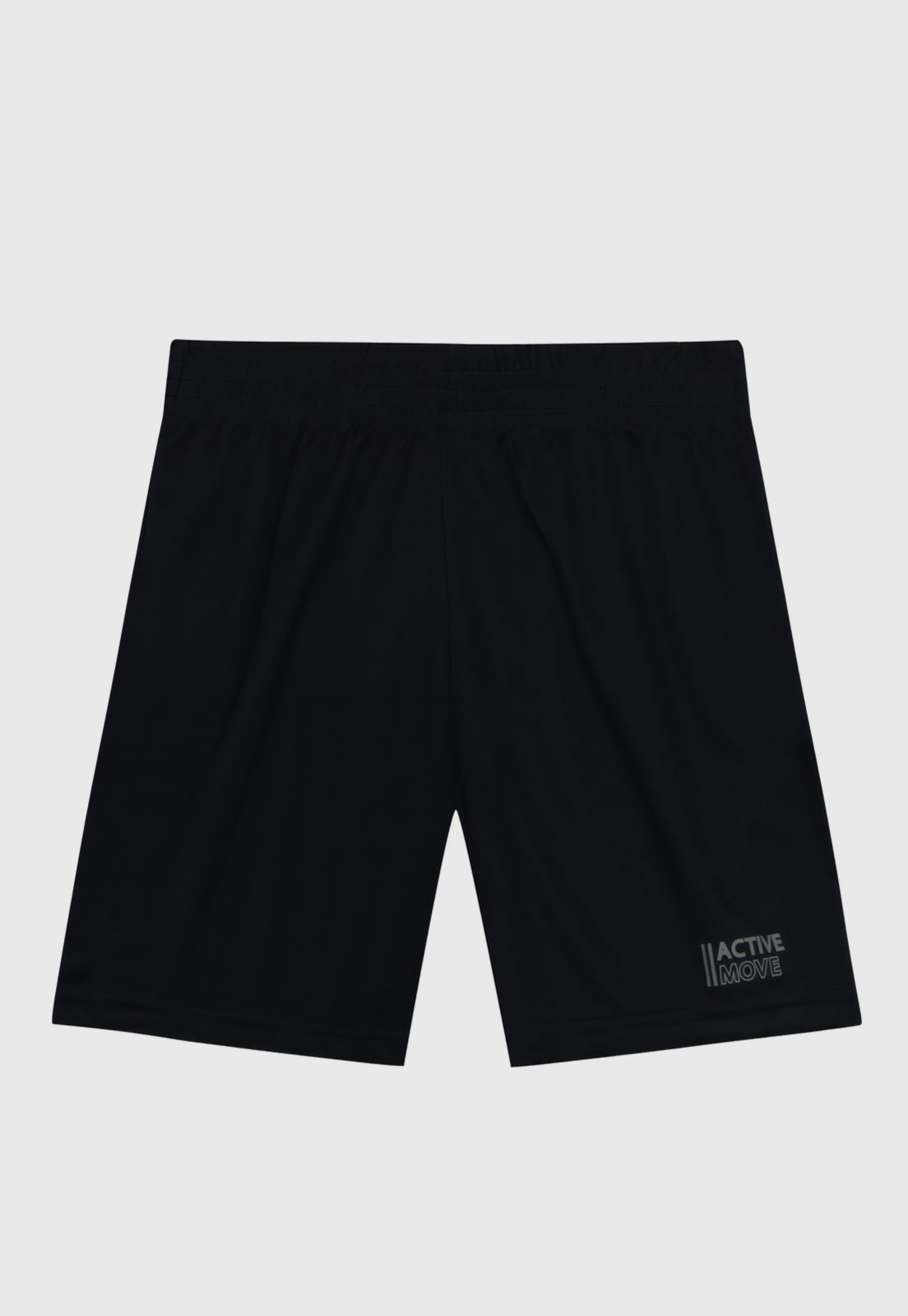 Vista 3 Infantil - Bermuda Brandili Full Print Preta preto Brandili preto