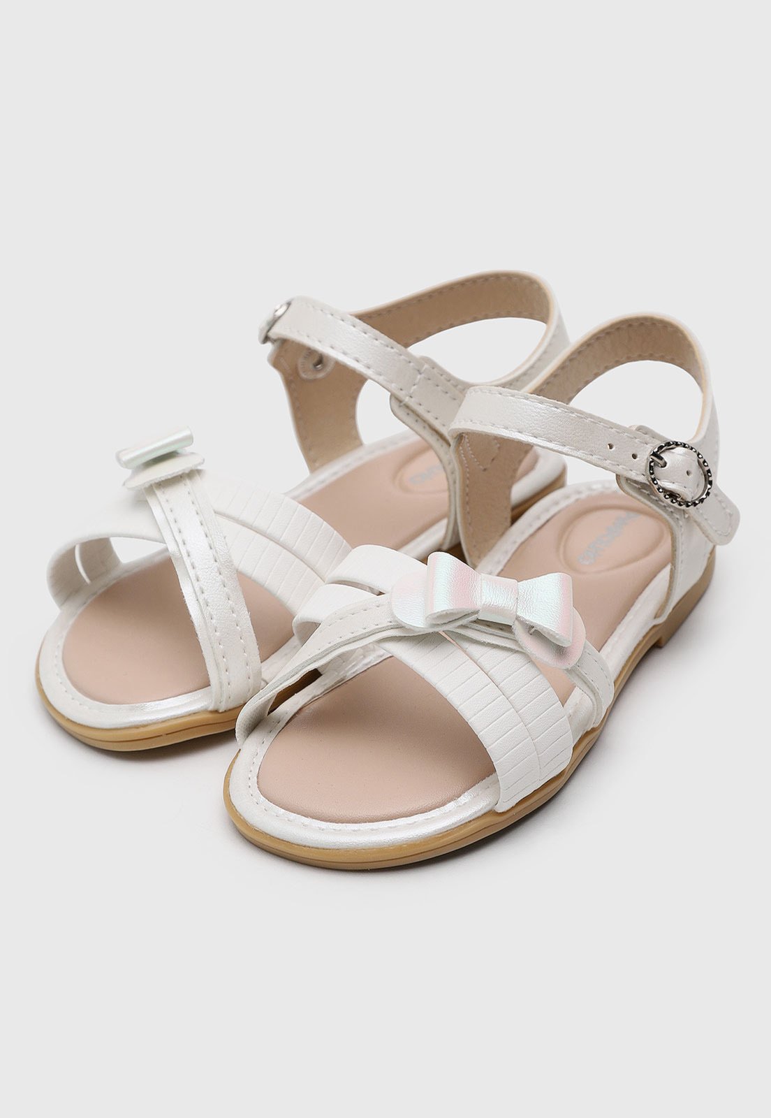Infantil - Sandália Pimpolho Glam Branca