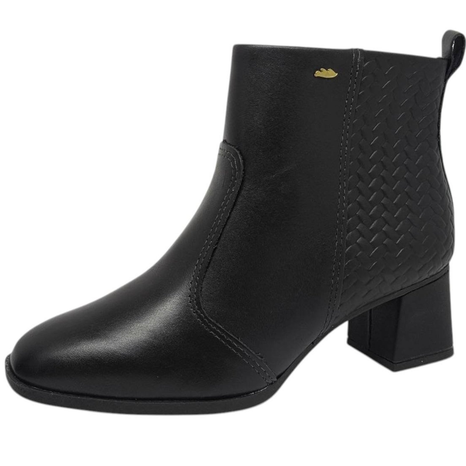 Bota Feminina Salto Bloco Conforto Elegante Moderna Dakota