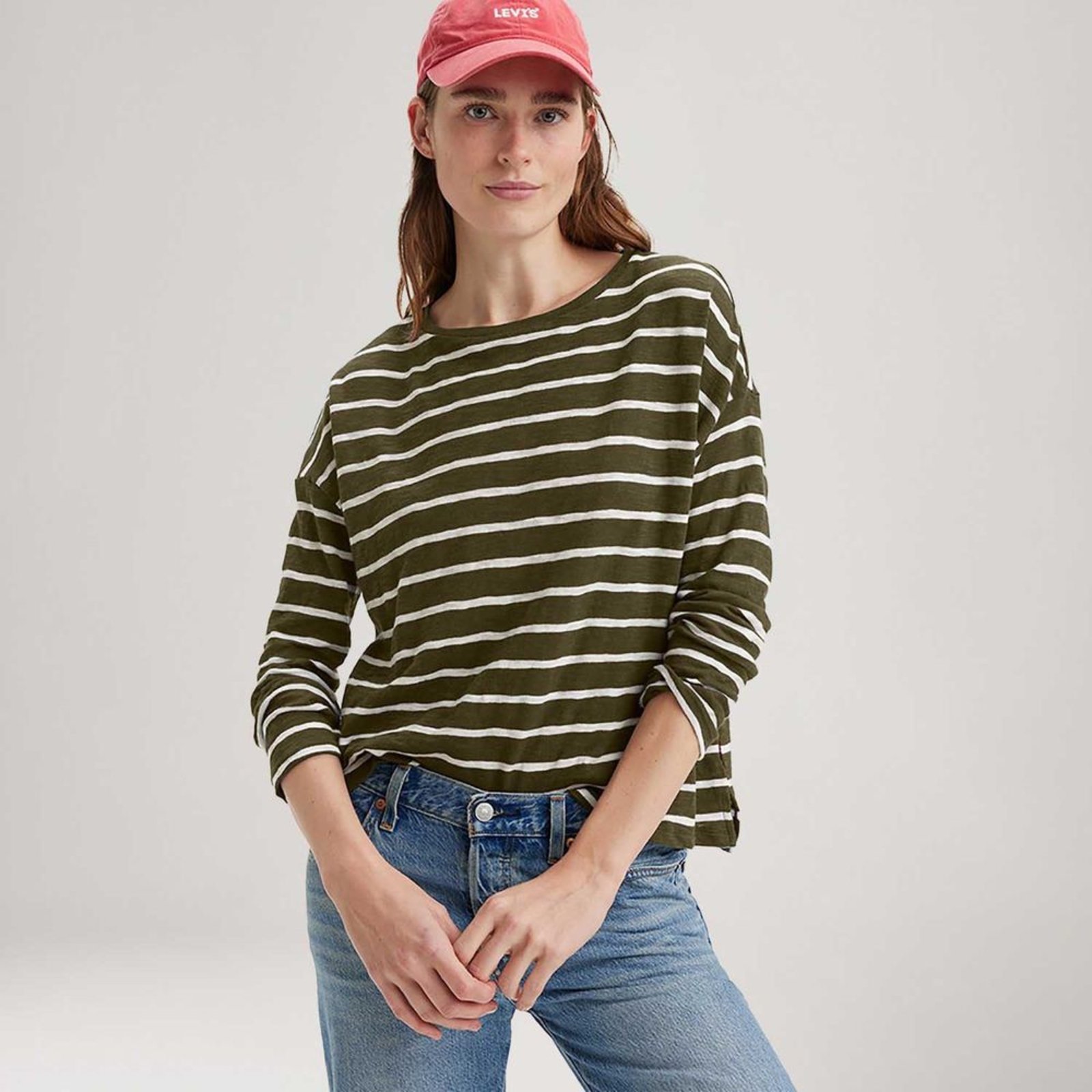 Blusa Levi’s® Margot Verde Manga Longa