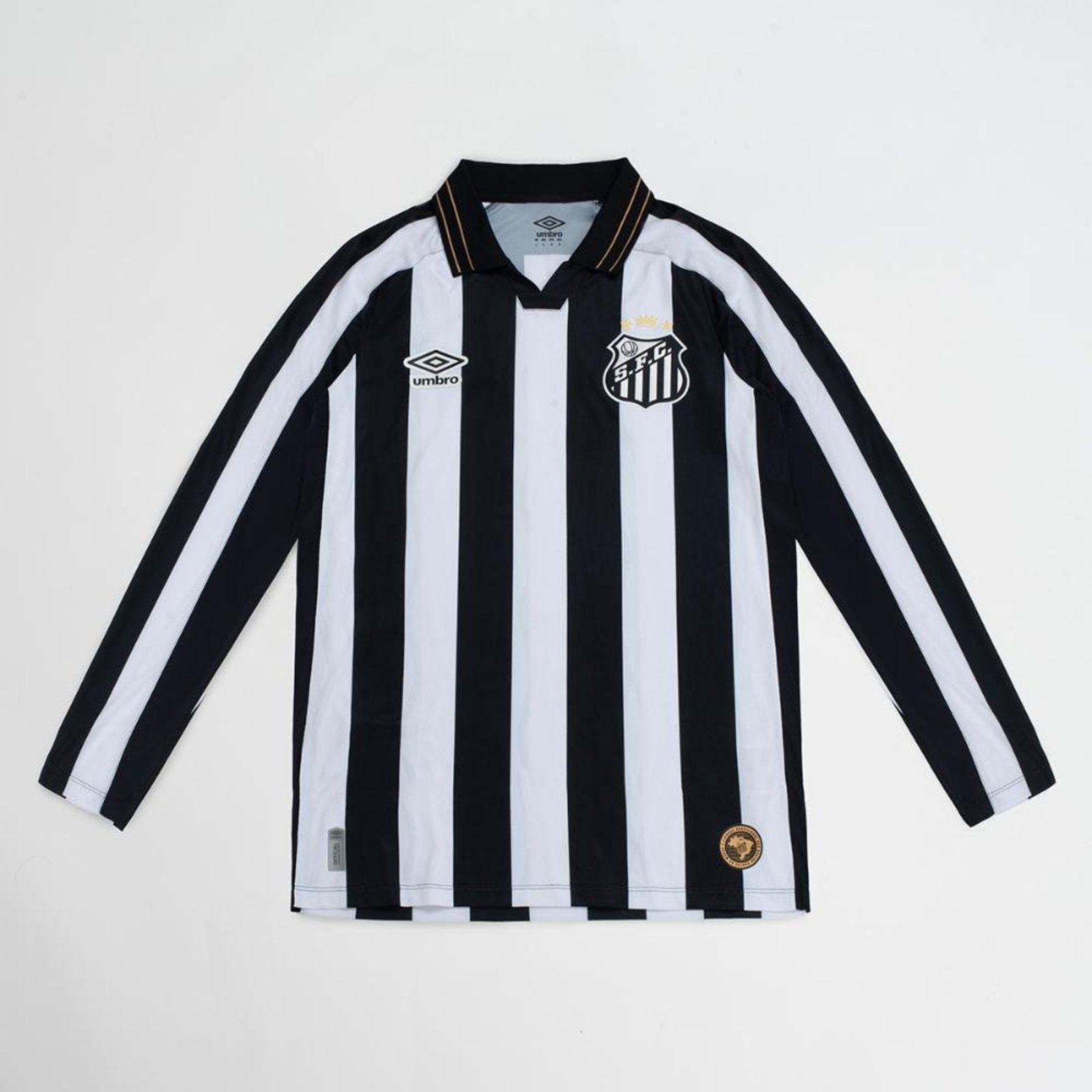 Camisa Ml Masculina Umbro Santos Away 2026 Torcedor Incolor