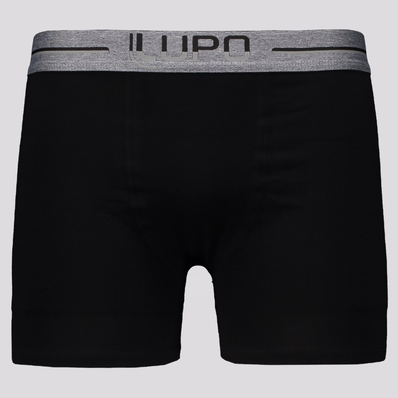 Cueca Boxer Lupo Anatomic Shape Especial Cinza e Preta
