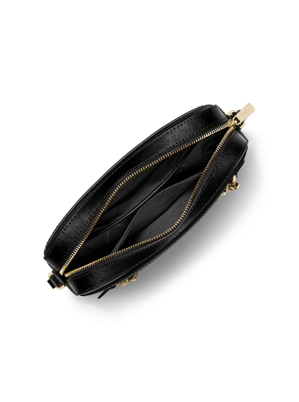 Vista 3 Bolsa Transversal Jet Set Grande De Couro 35S1GTTC7L001 preto preto