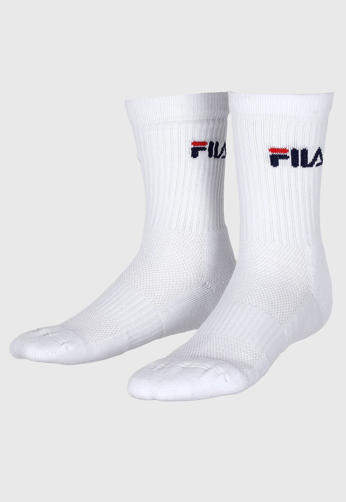 Meia Fila Cano Médio Team Branco