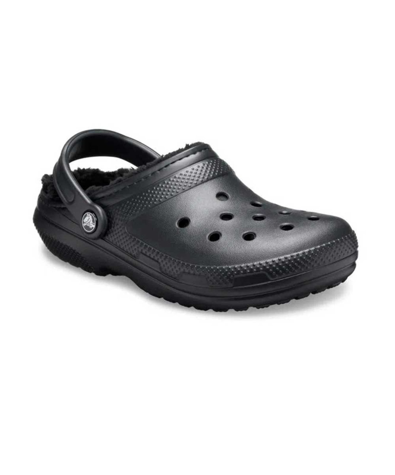Vista 3 Sandália Crocs Classic Lined Clog T 203 preto preto