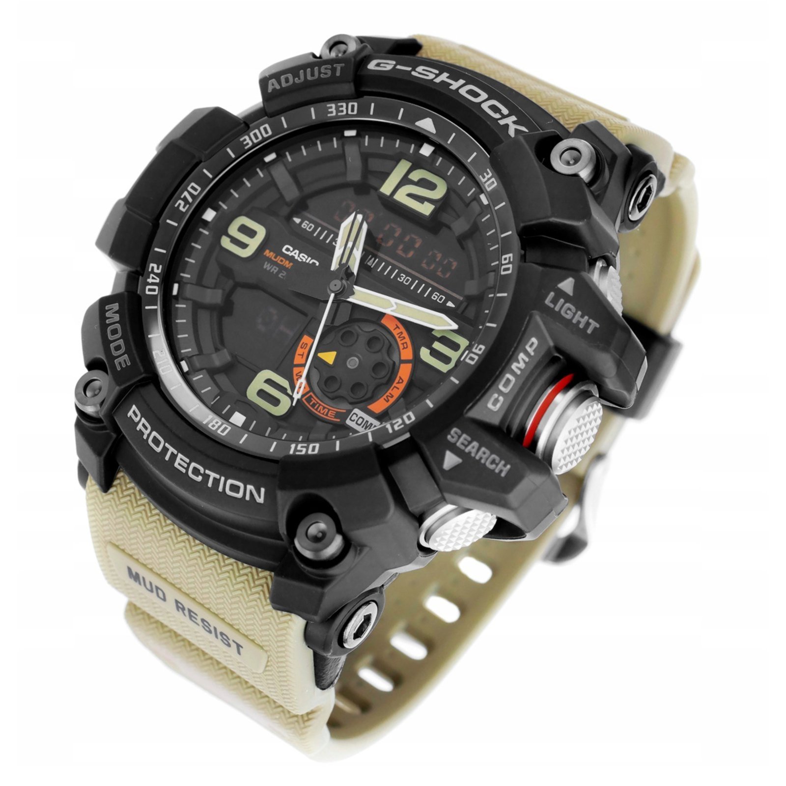 Vista 3 Relógio Casio G-Shock Digital Analógico GG-1000-1A5DR bege Casio bege