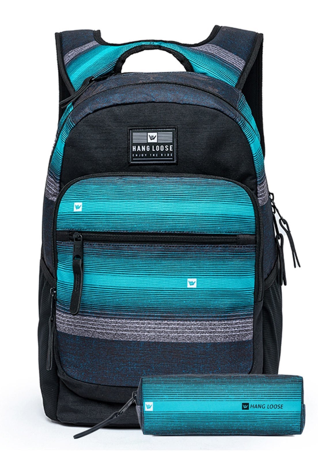 Kit Estojo + Mochila Reforçada Escolar Original Masculina