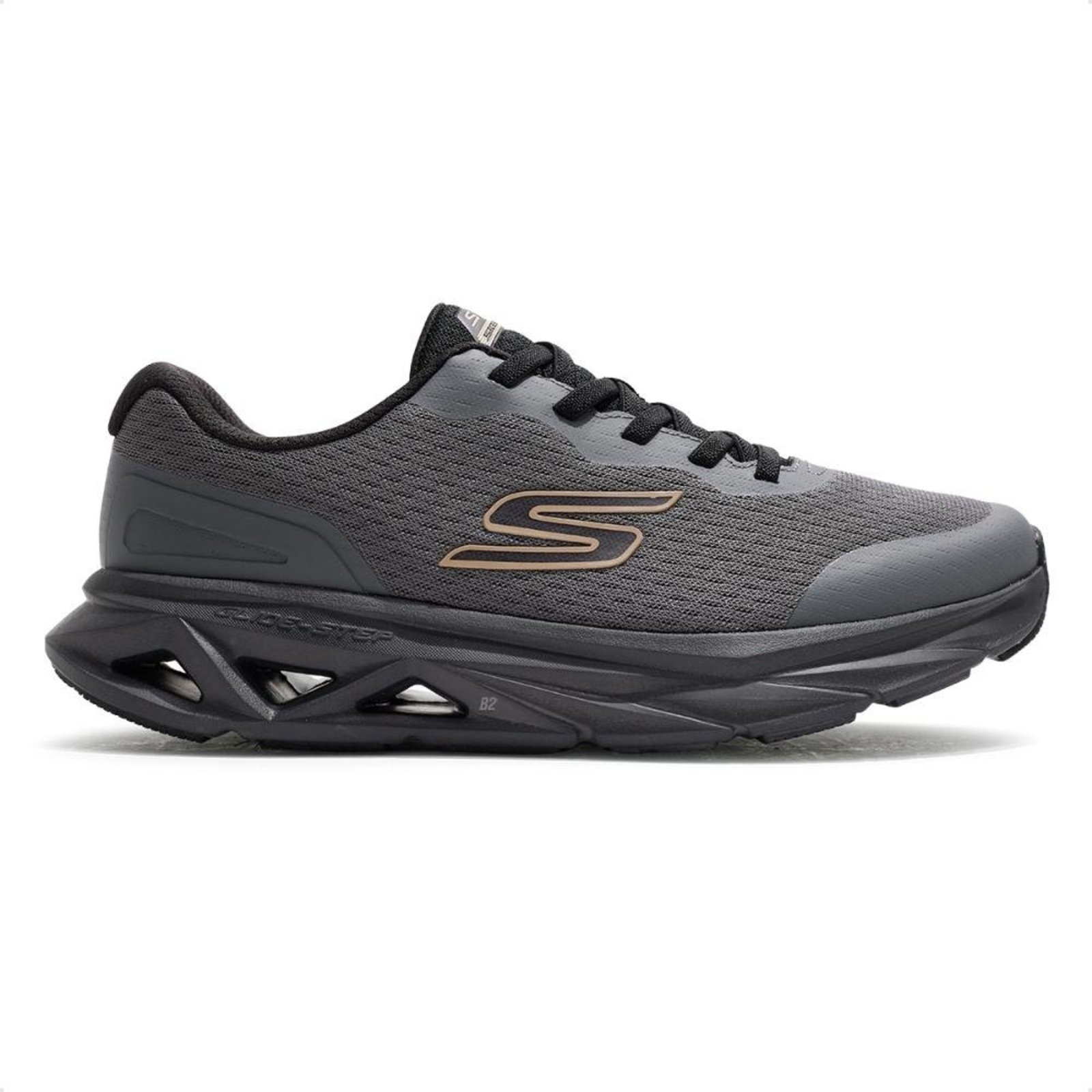 Tênis Skechers Glide Step Vortex Masculino Cinza