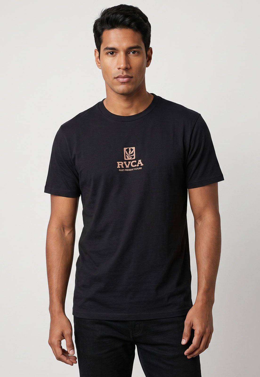 Camiseta Masculina RVCA Palmgrove Preta