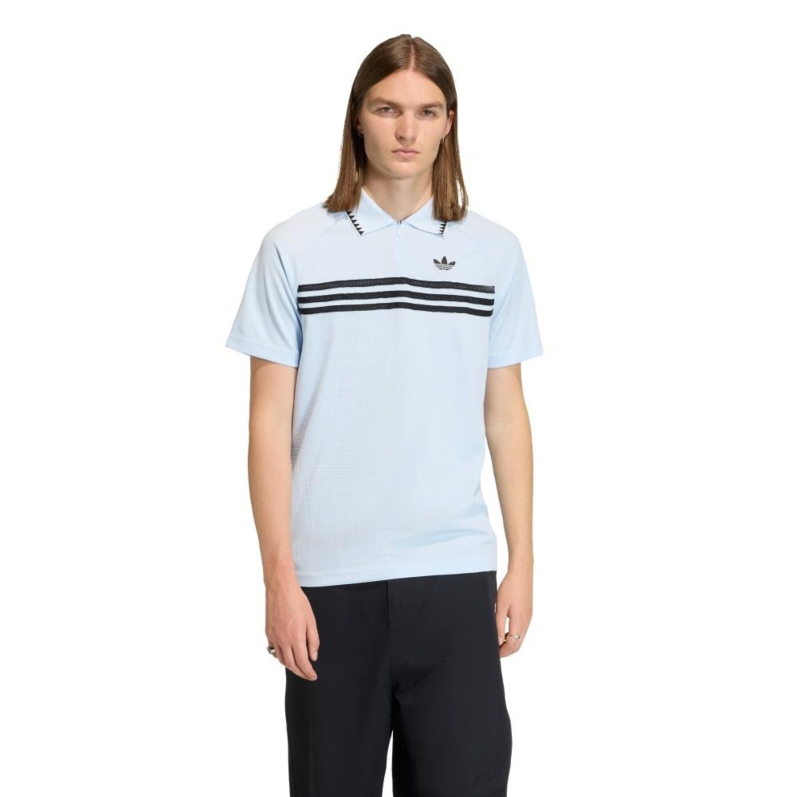 POLO SLIM LISTRAS PEITO adidas Originals Azul