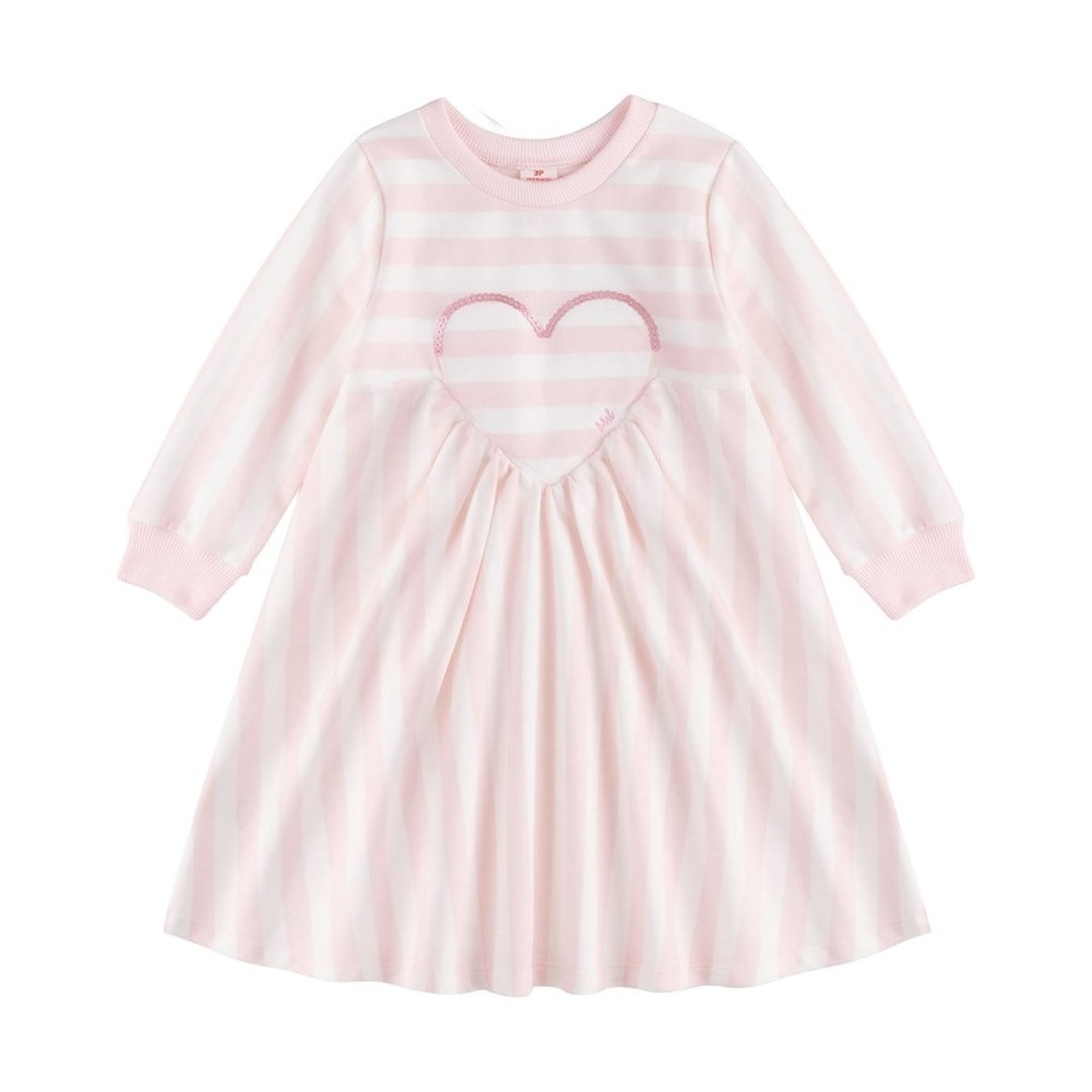 Infantil - Vestido Curto Manga Longa Menina Marisol