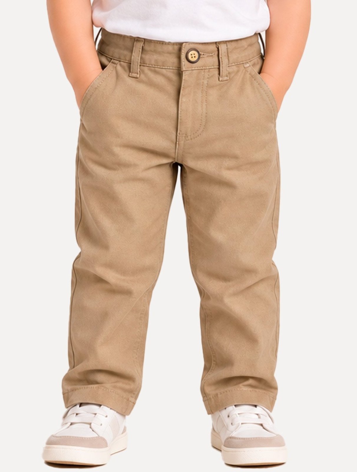Calça Reserva Linho Mini Casual Marrom Claro