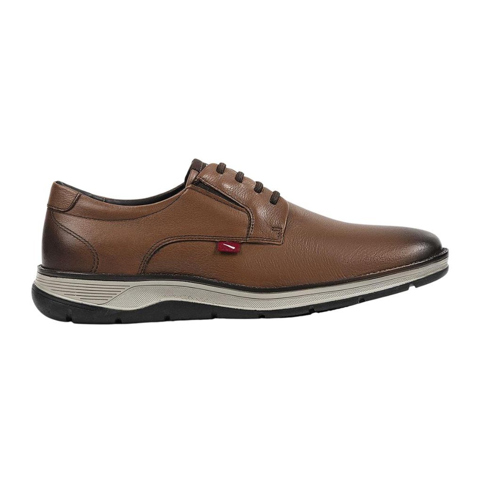Sapato Social Ferracini Fluence Masculino de Couro Marrom Marrom