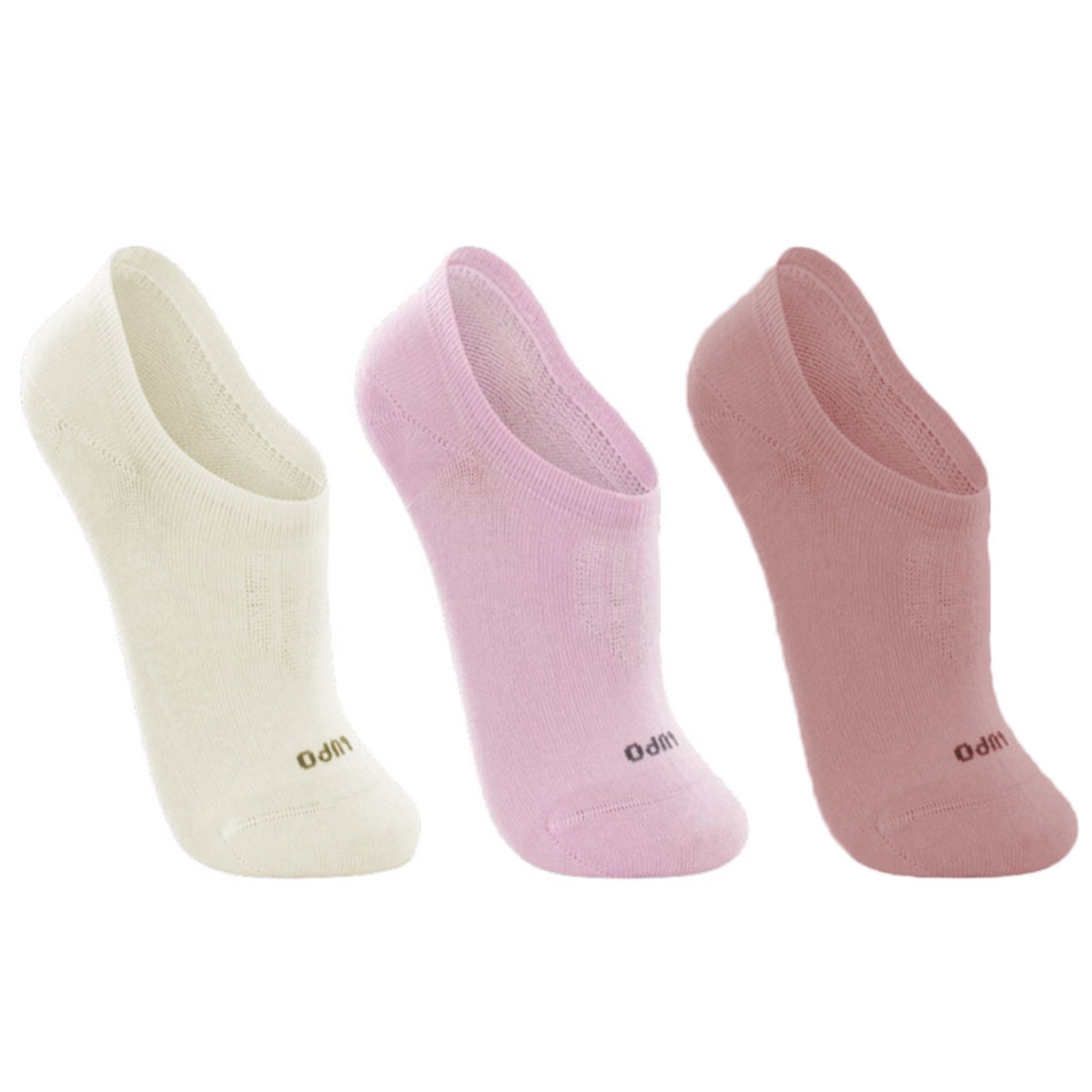 Kit 03 Meia Sapatilha Lupo Anatômica Feminina 03271 - 0931