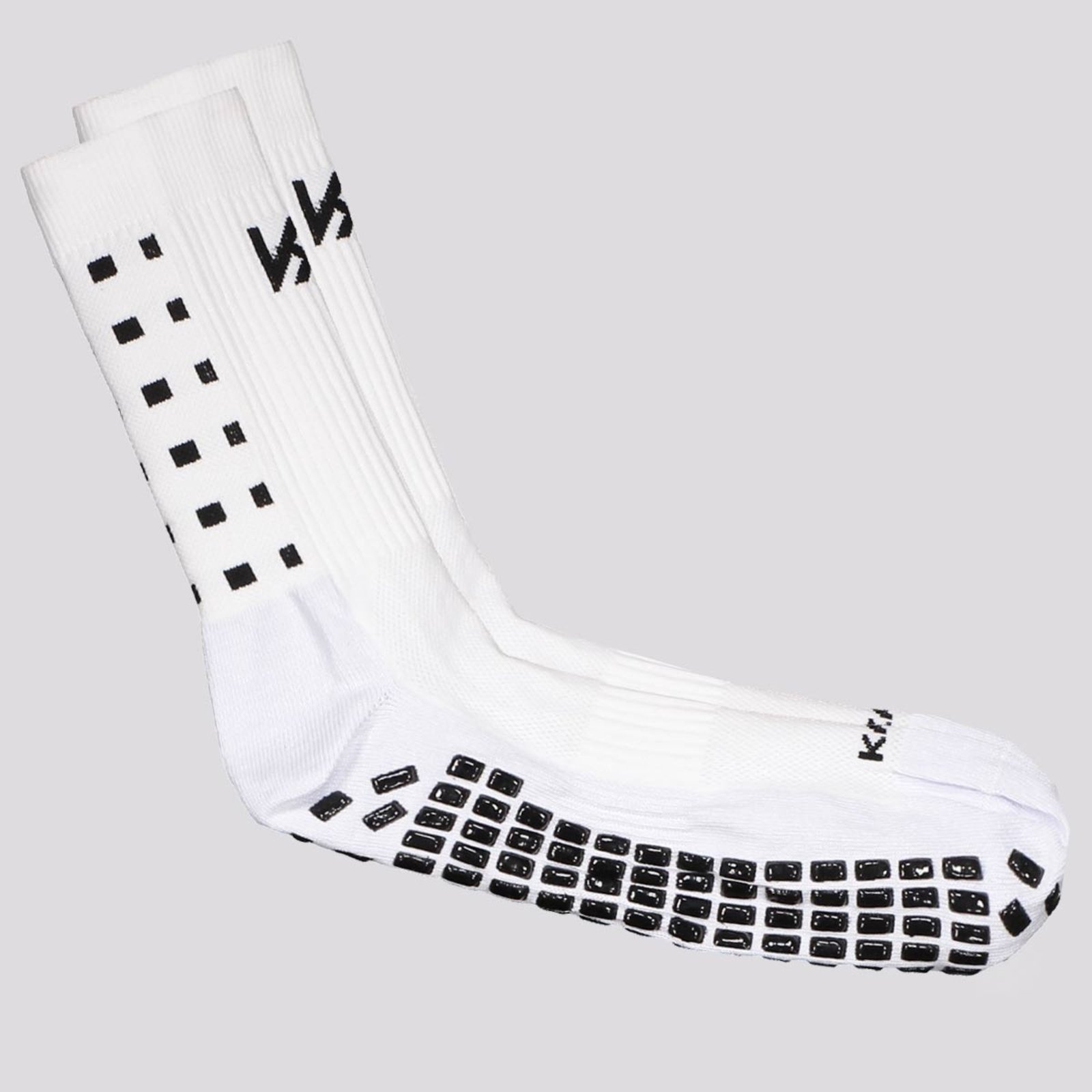 Vista 2 Meia Kanxa Antiderrapante Sport Branca branco Kanxa branco