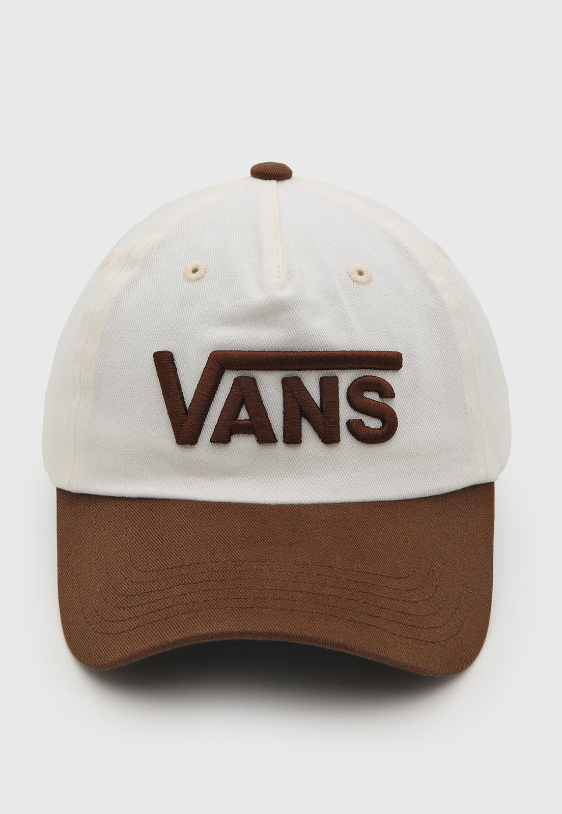 Boné Vans Bordado Snapback Off-White
