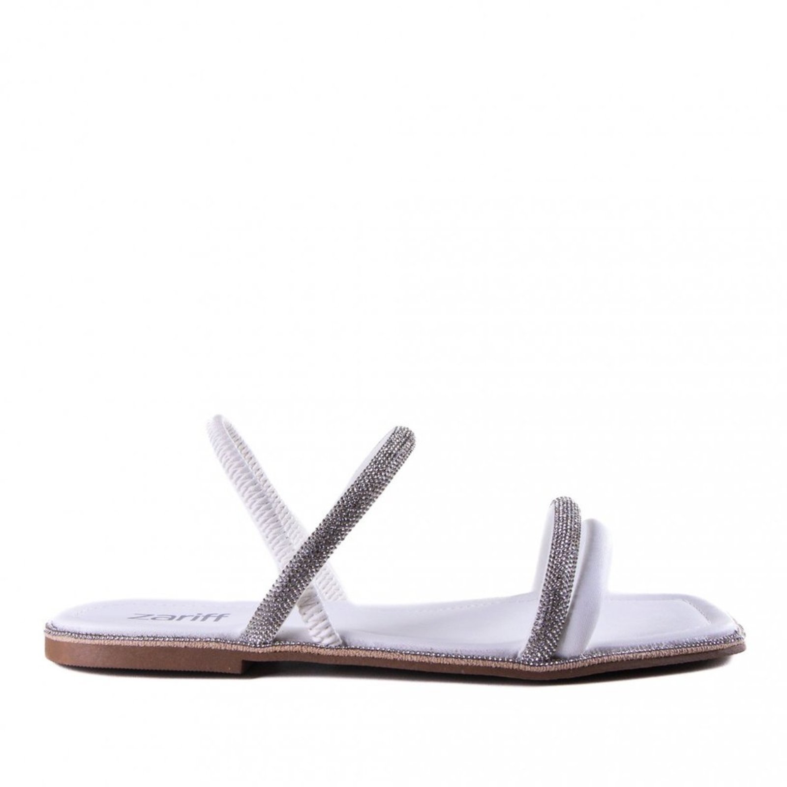 Sandália Rasteira Zariff Feminina 5143.10578 Zariff Branco