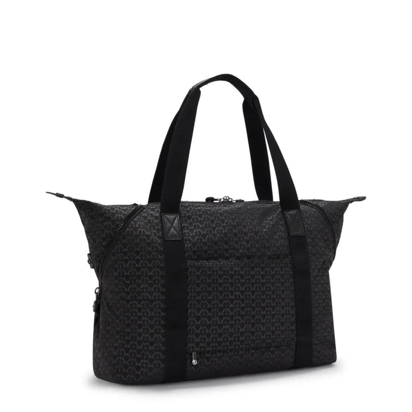 Vista 3 Bolsa Kipling Art M Signature Emb preto preto