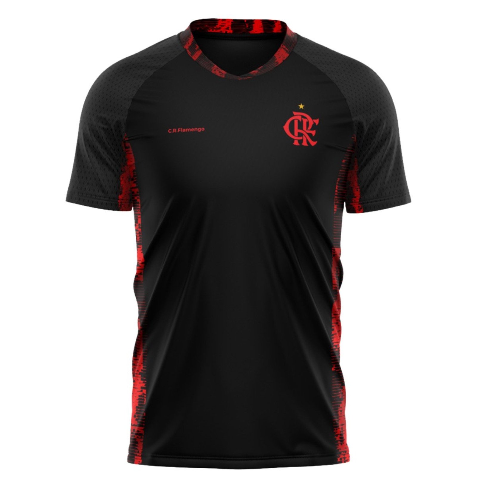 Camisa Flamengo Blood Masculino Adulto Preto