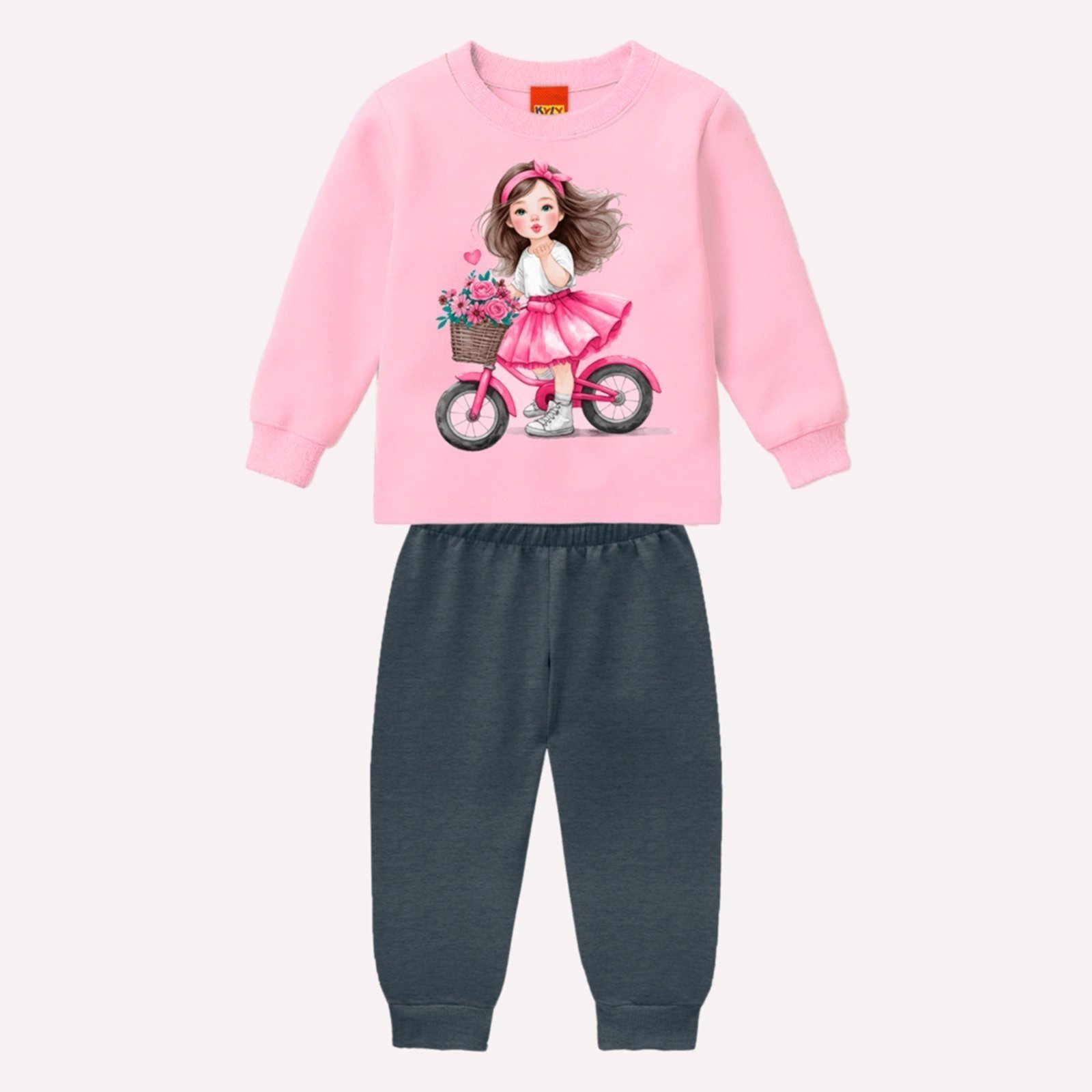 Infantil - Conjunto Menina Estampa Kyly