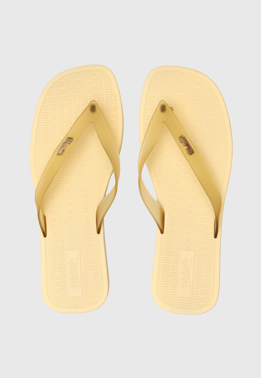 Chinelo Melissa Sun Long Amarelo