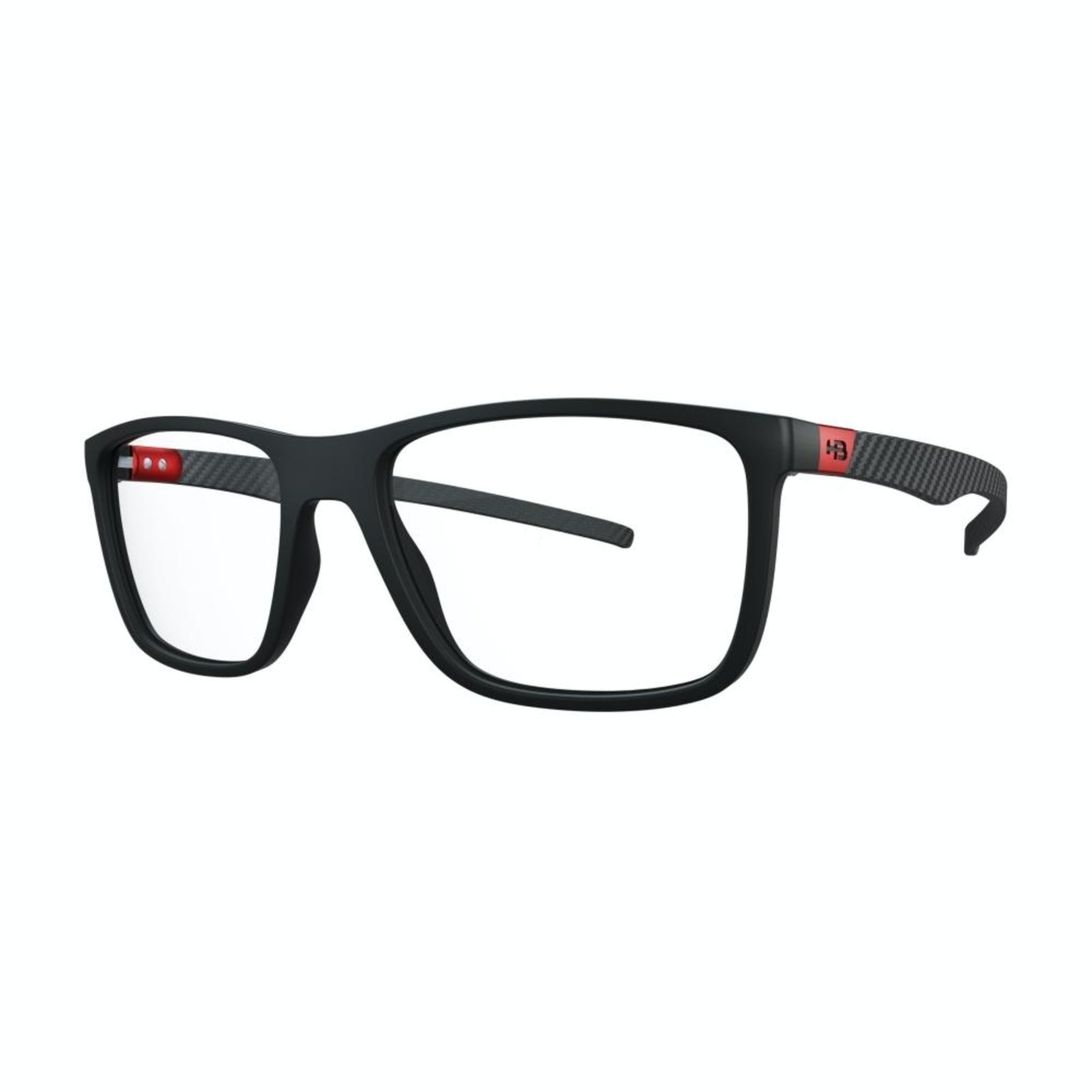 Armação para Óculos de GrauHB Duotech 93138/50 – Preto