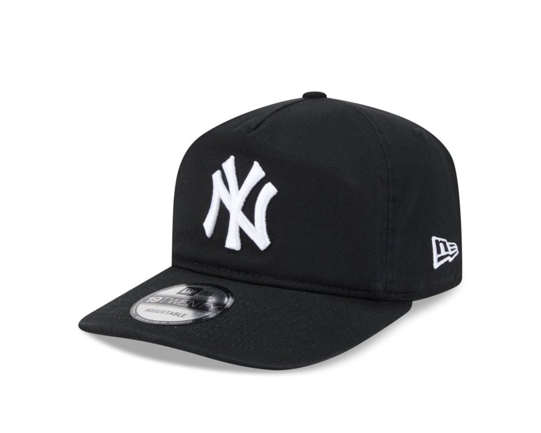 Bone New Era 19TWENTY New York Yankees Quickstrike 2025 Preto