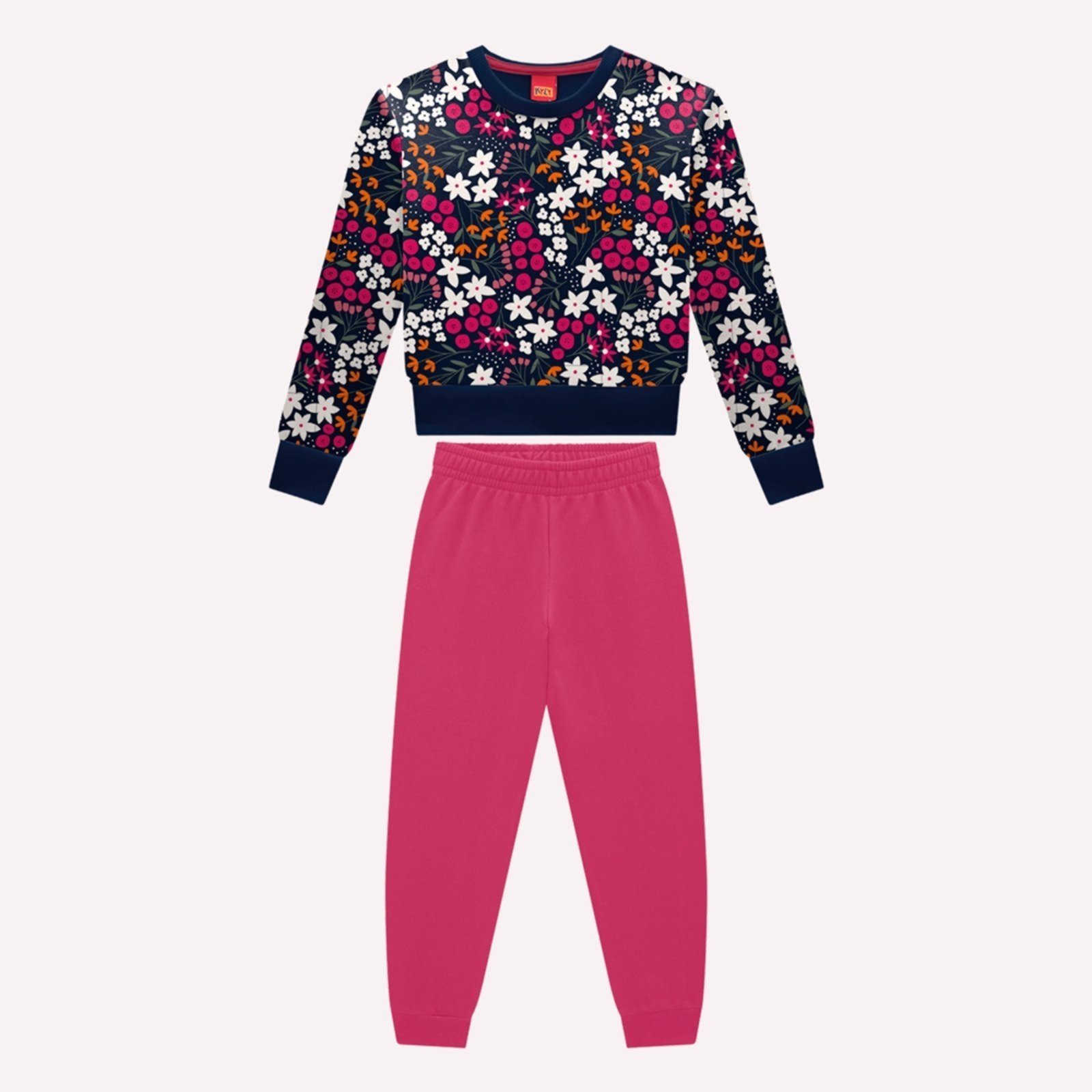 Infantil - Conjunto menina Flores Kyly