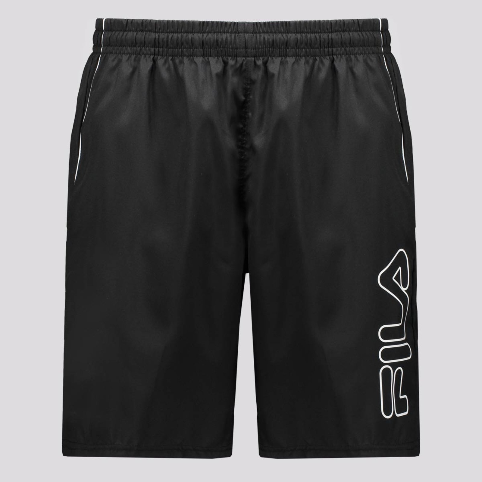 Bermuda Fila Train 7,5 Preto e Branco