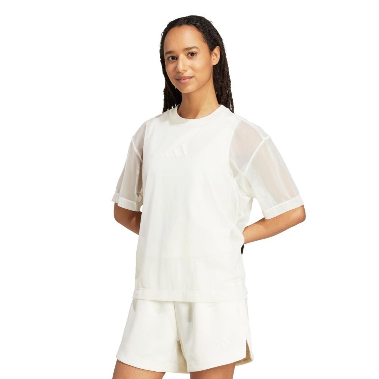ALL SZN Camiseta macio Lux de malha elástica adidas Sportswear Branco
