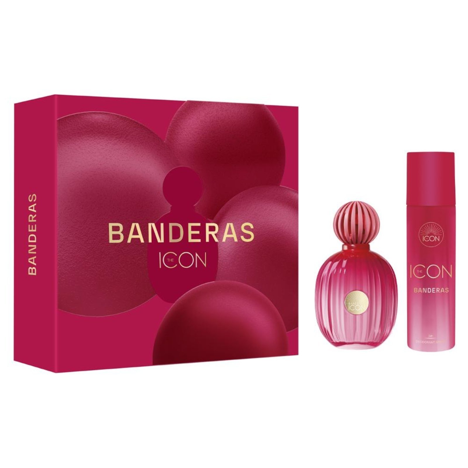 Kit Banderas The Icon Eau de Parfum For Women 100ml +Desodorante 150ml