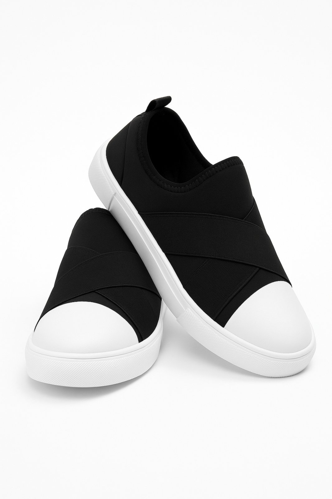 Vista 2 Infantil - Tênis Casual Faixas VIDA COSTEIRA preto