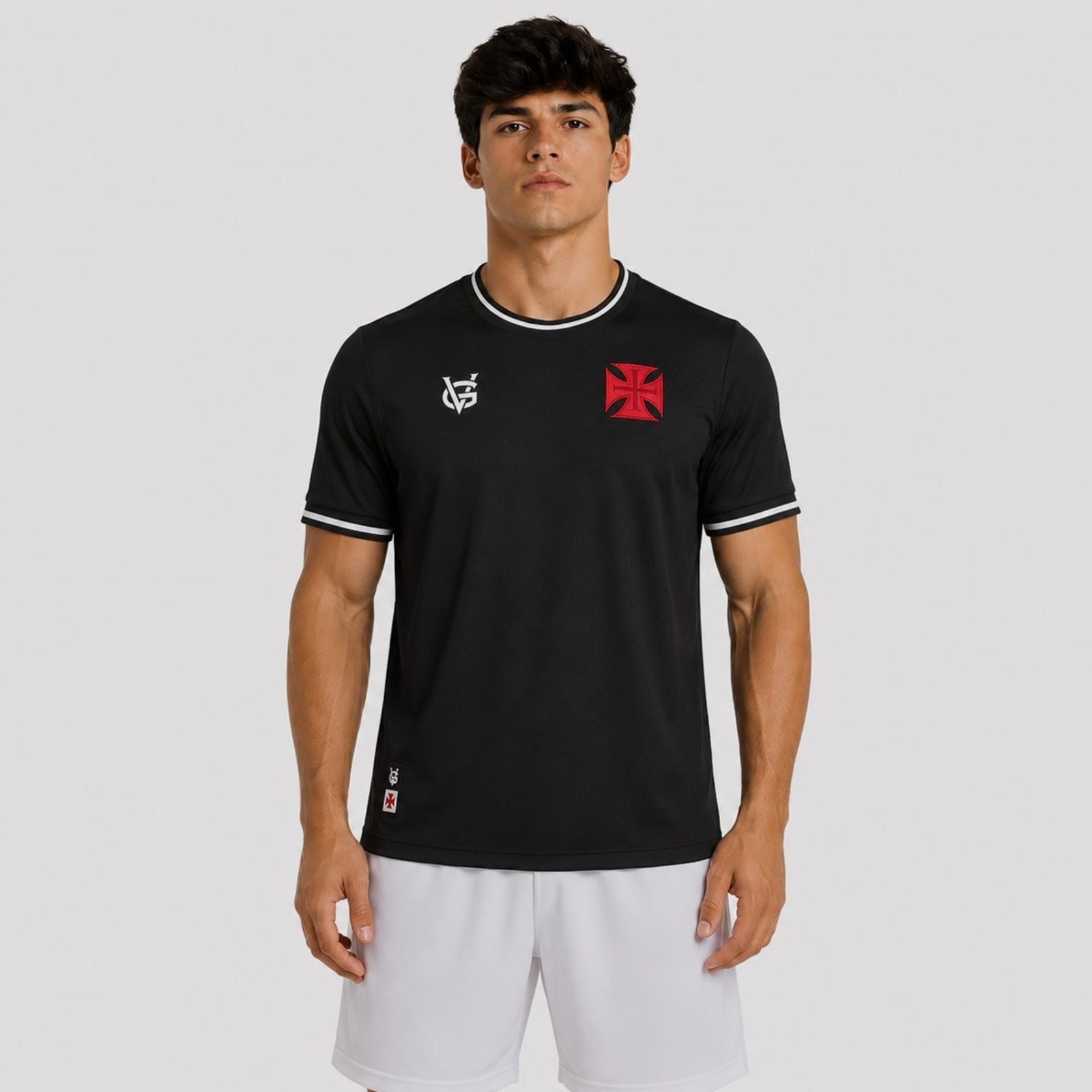 Camisa Vasco Raiz Cruzmaltina Preta