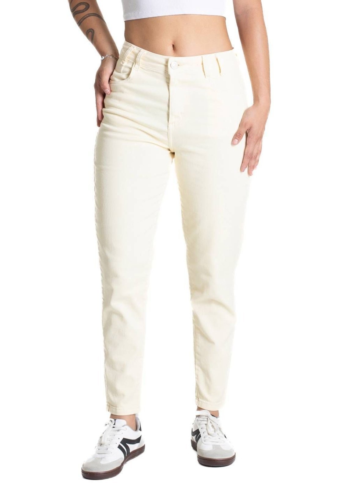 Calça Sarja Sawary Mom – 281690 – Amarelo – Sawary