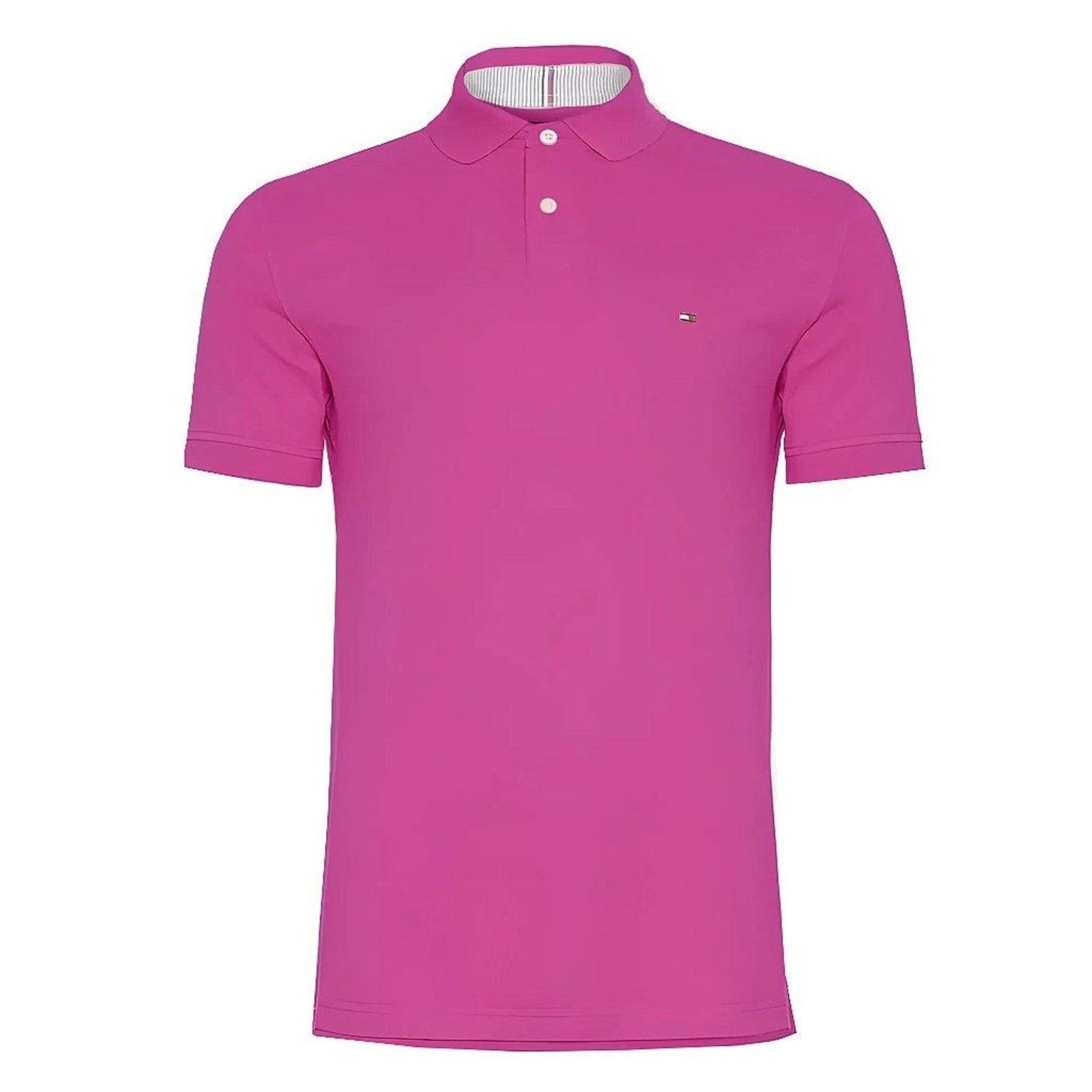 Camiseta Gola Polo Tommy Hilfiger Im 1985 Rosa Slim