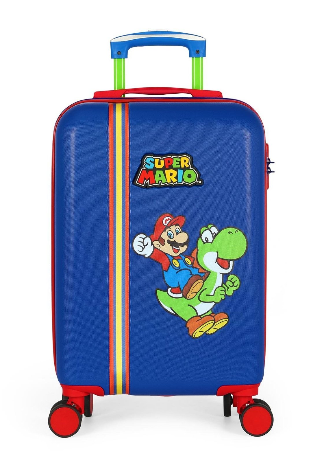 Infantil - Mala de Viagem Super Mario e Yoshi By Up4you Azul