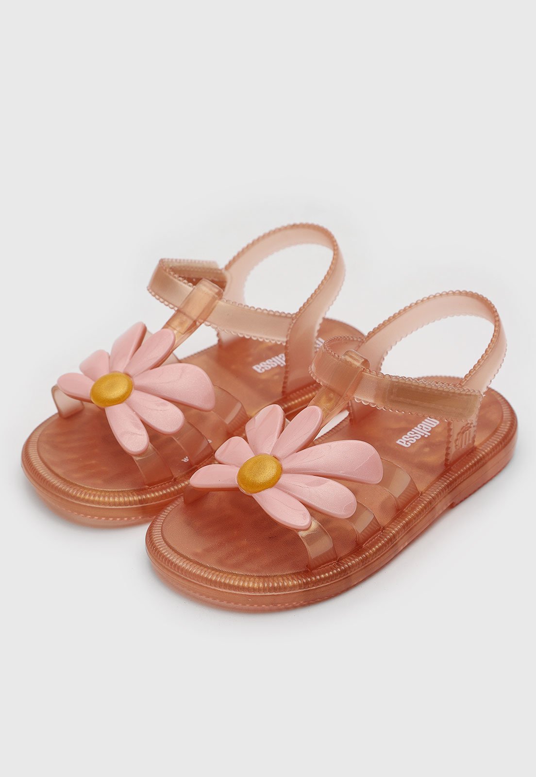 Infantil - Sandália Mini Melissa Flor Caramelo