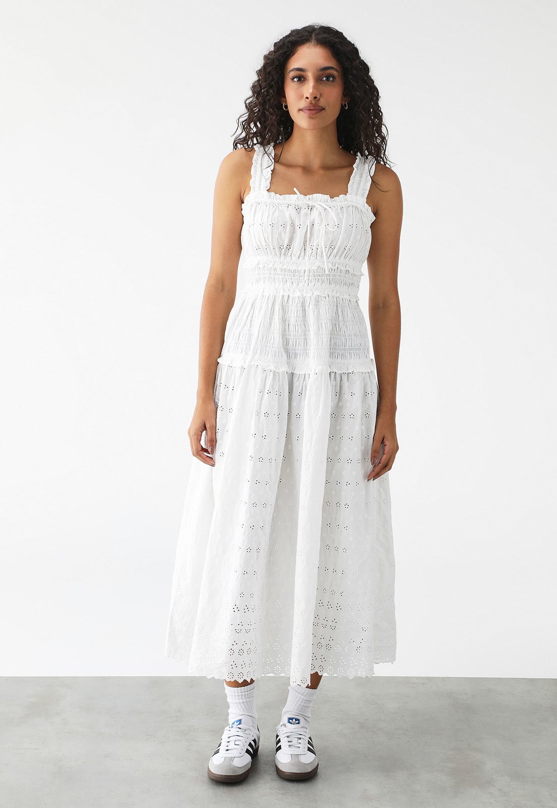 Vestido GAP Midi Lese Branco