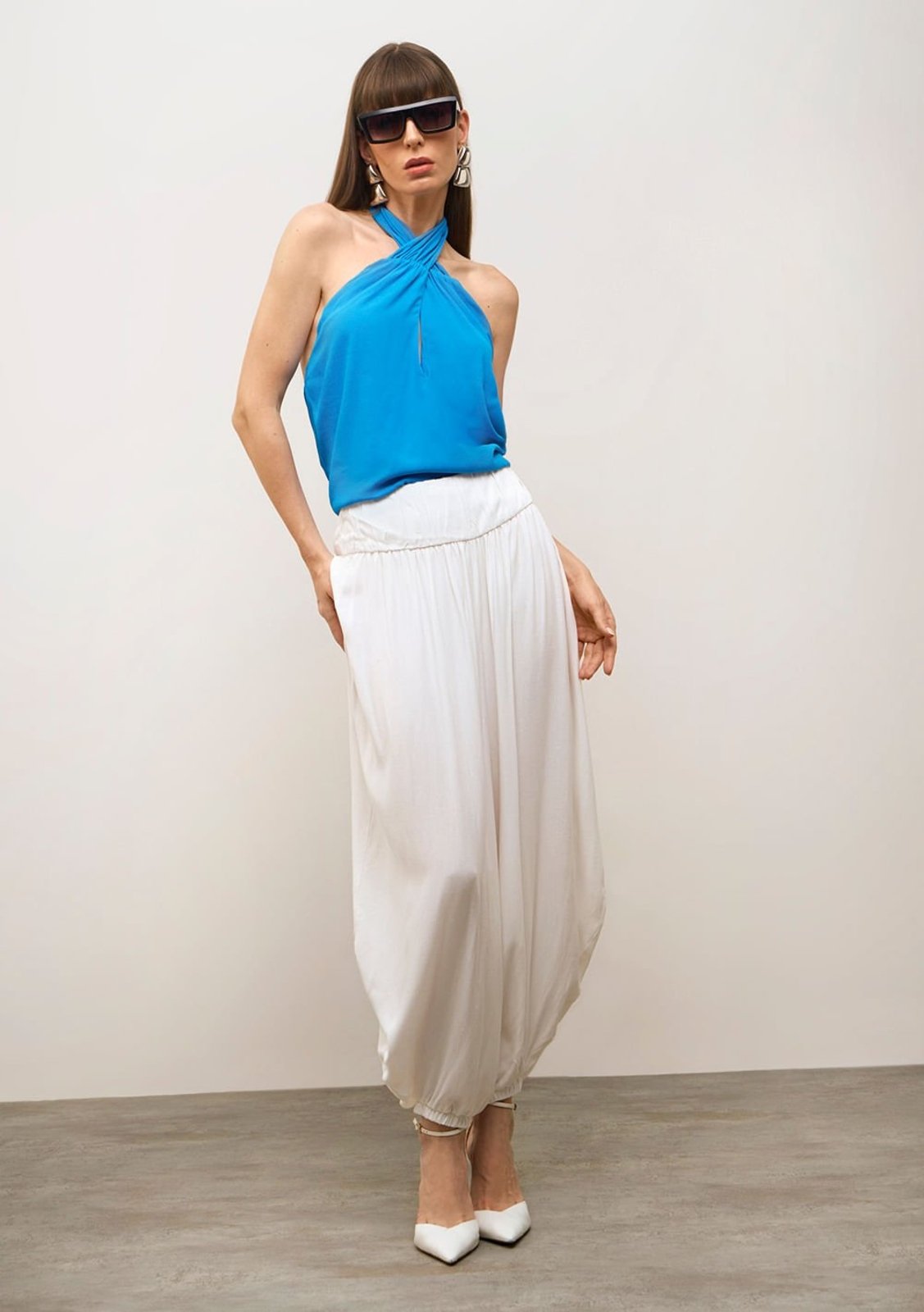 Calça Iódice Jogging Alta Off-white
