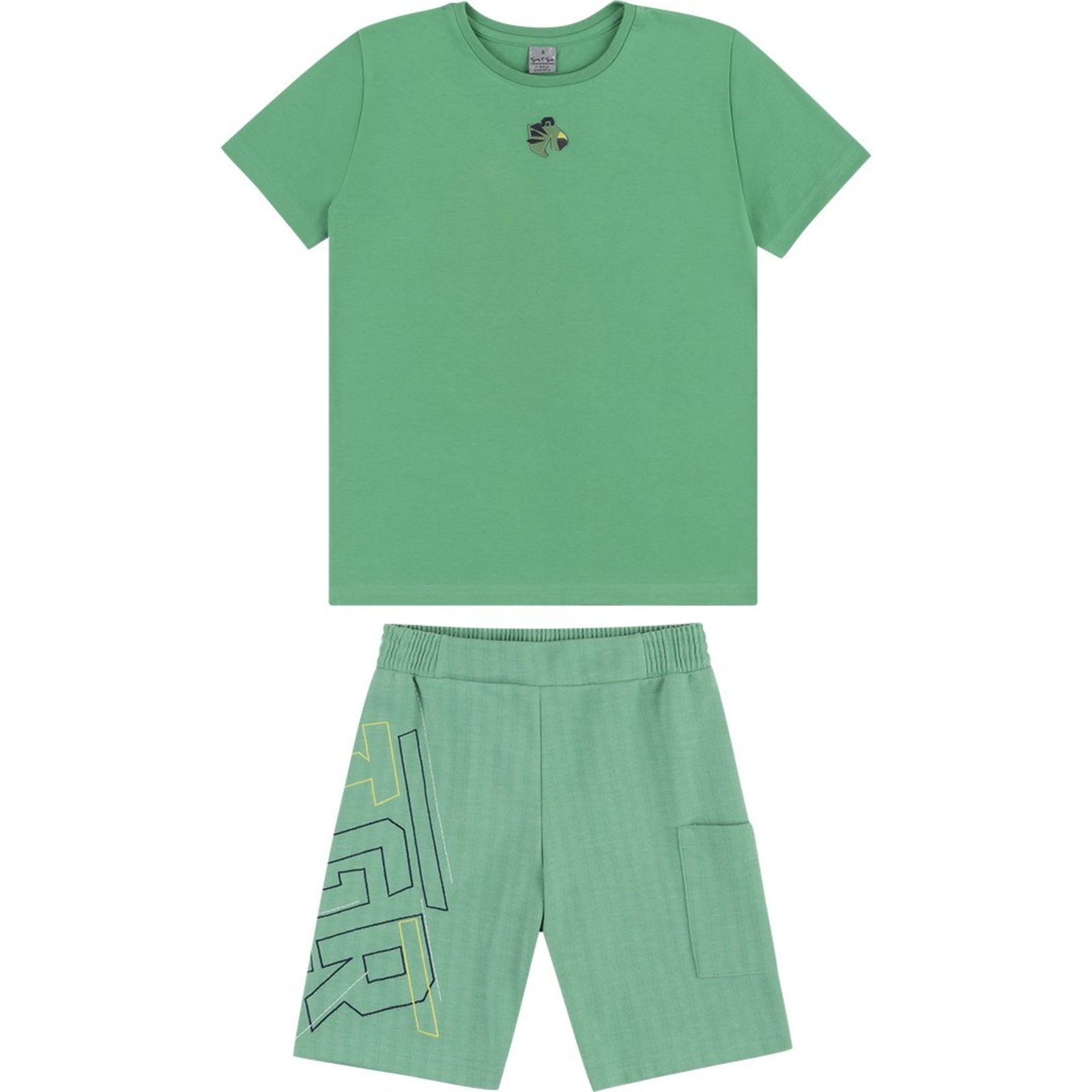 Infantil - Conjunto Curto Menino Tigor T. Tigre
