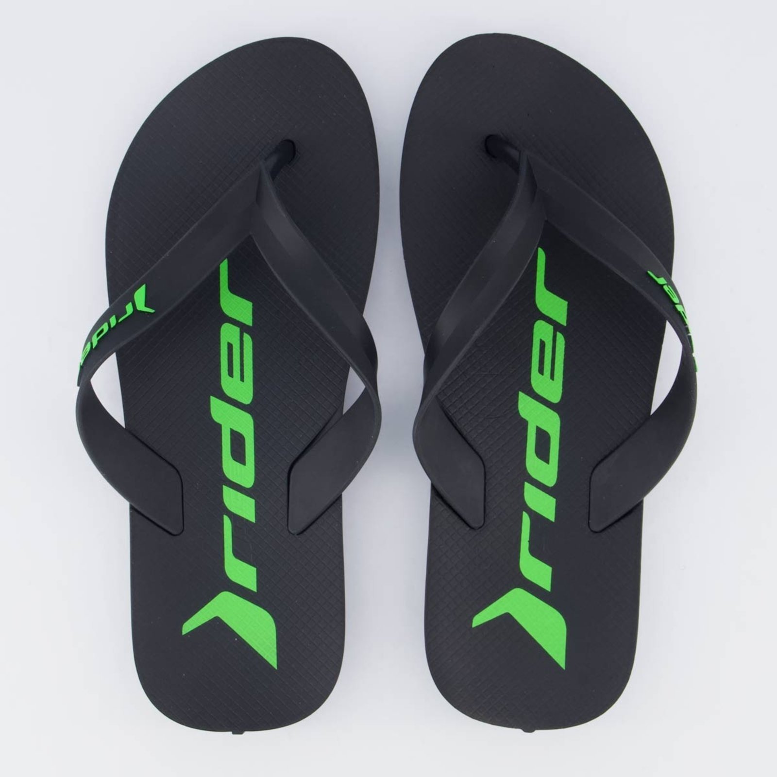 Chinelo Rider Feel Preto e Verde