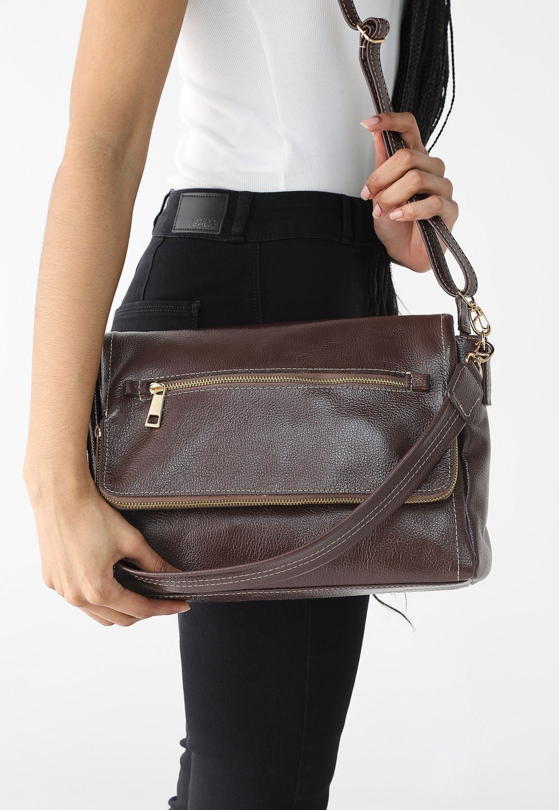 Bolsa SN Couros Cannes Marrom