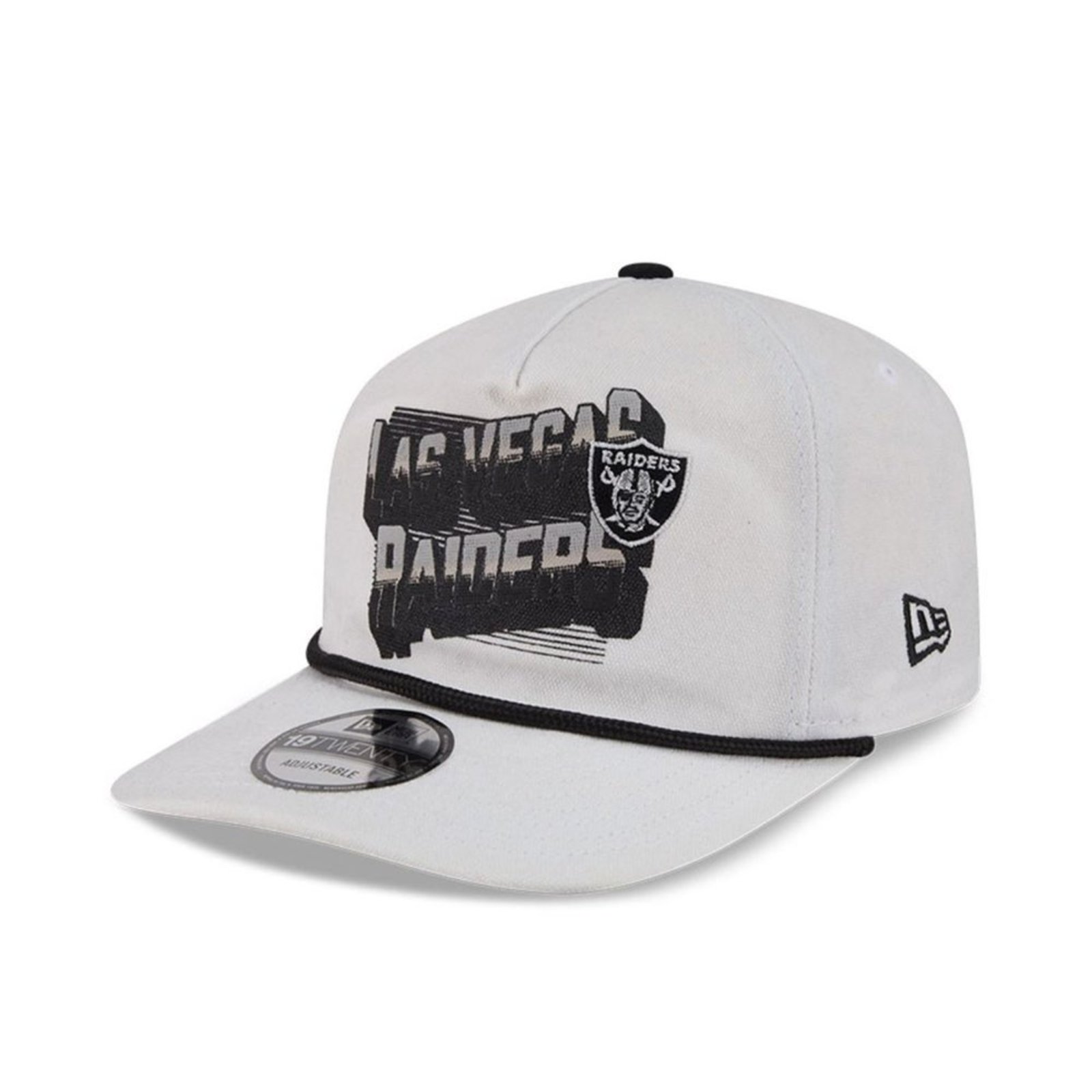 Bone New Era 19TWENTY Las Vegas Raiders Branco