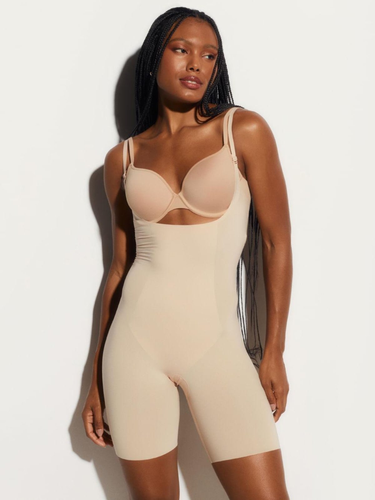 Body Shapewear Sem Busto Thinstincts Nude