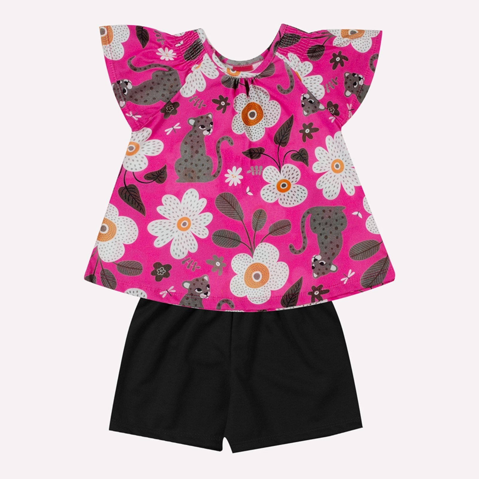 Infantil – Conjunto Menina Flores Kyly