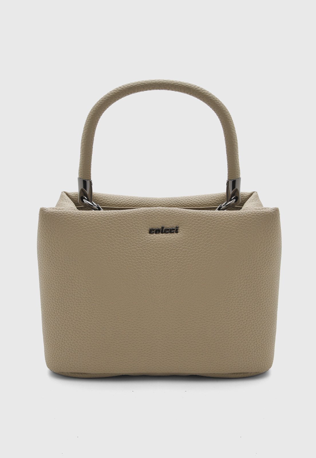 Bolsa Feminina Colcci Média Retangular Bege