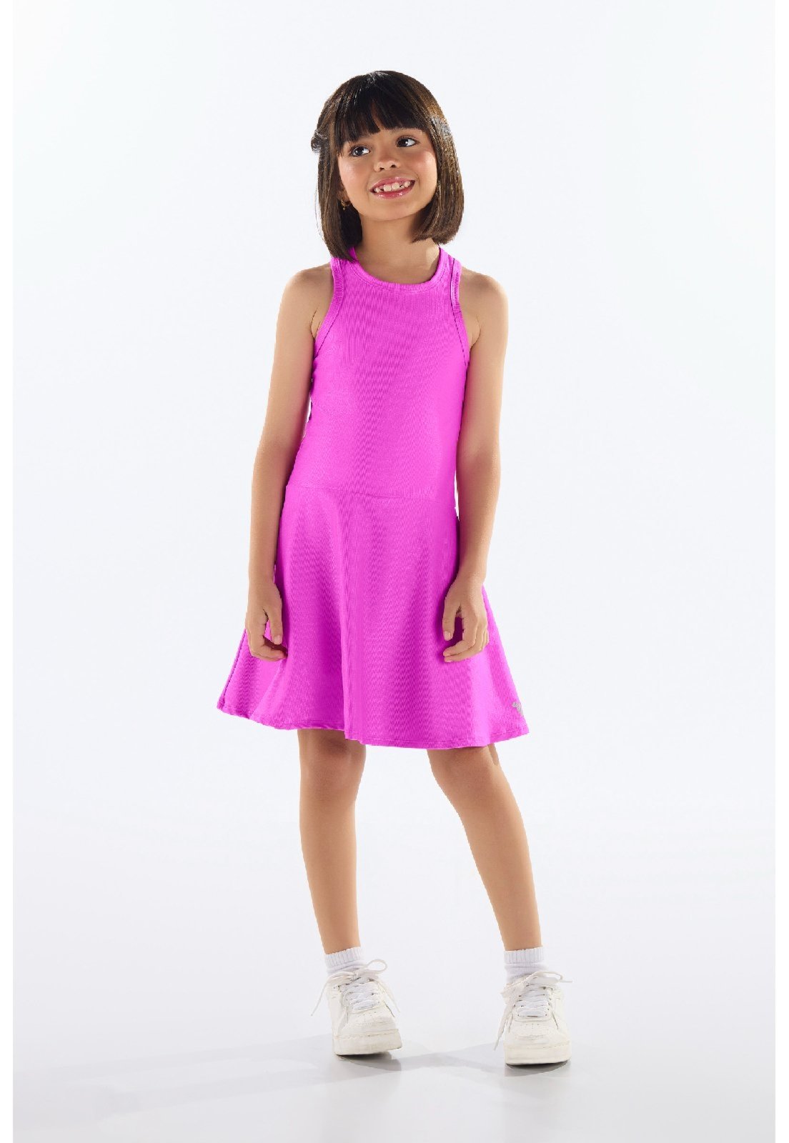 Infantil – Vestido Regata Quimby Rosa