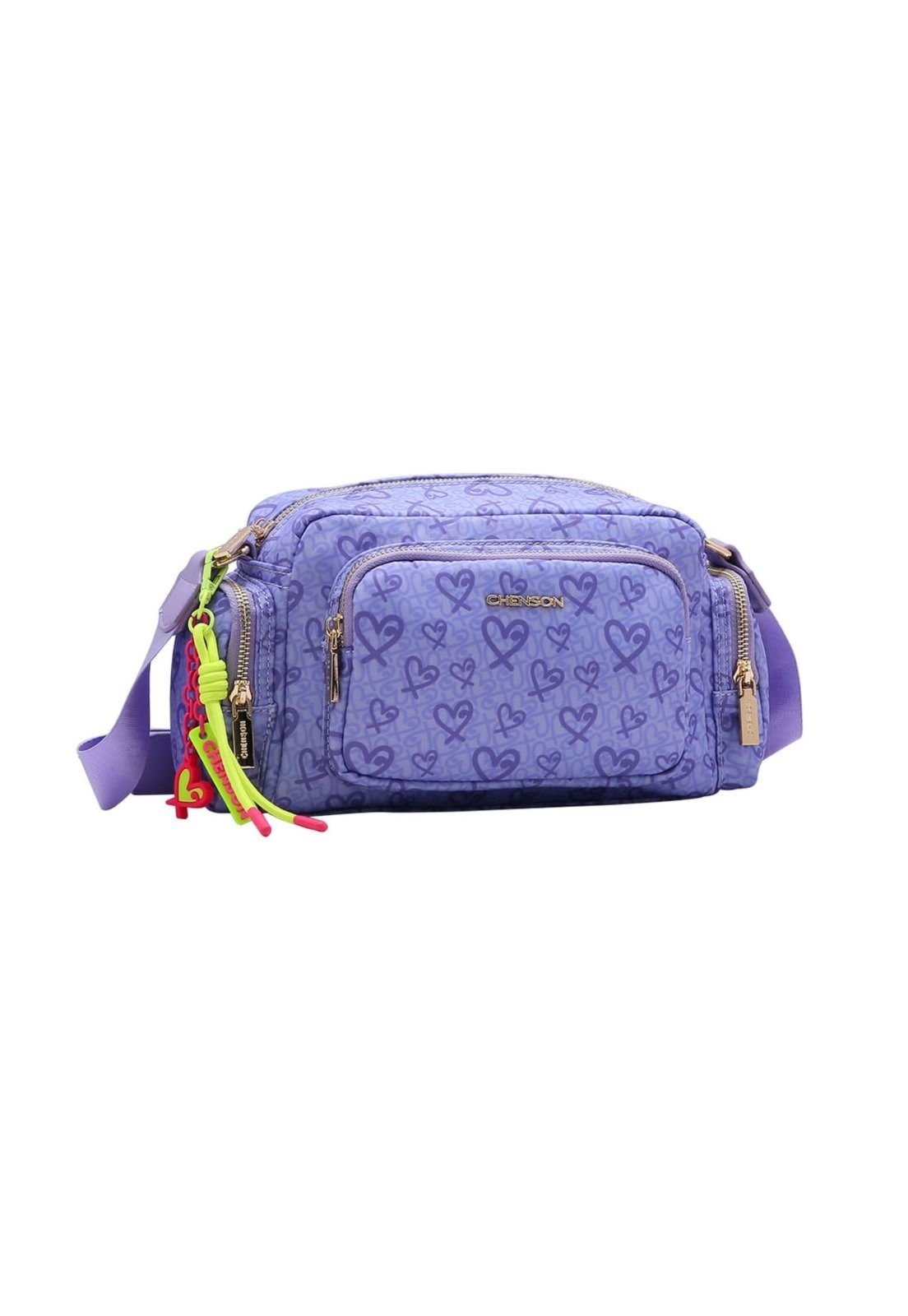 Bolsa Feminina Chenson Heart Lilas 3784774