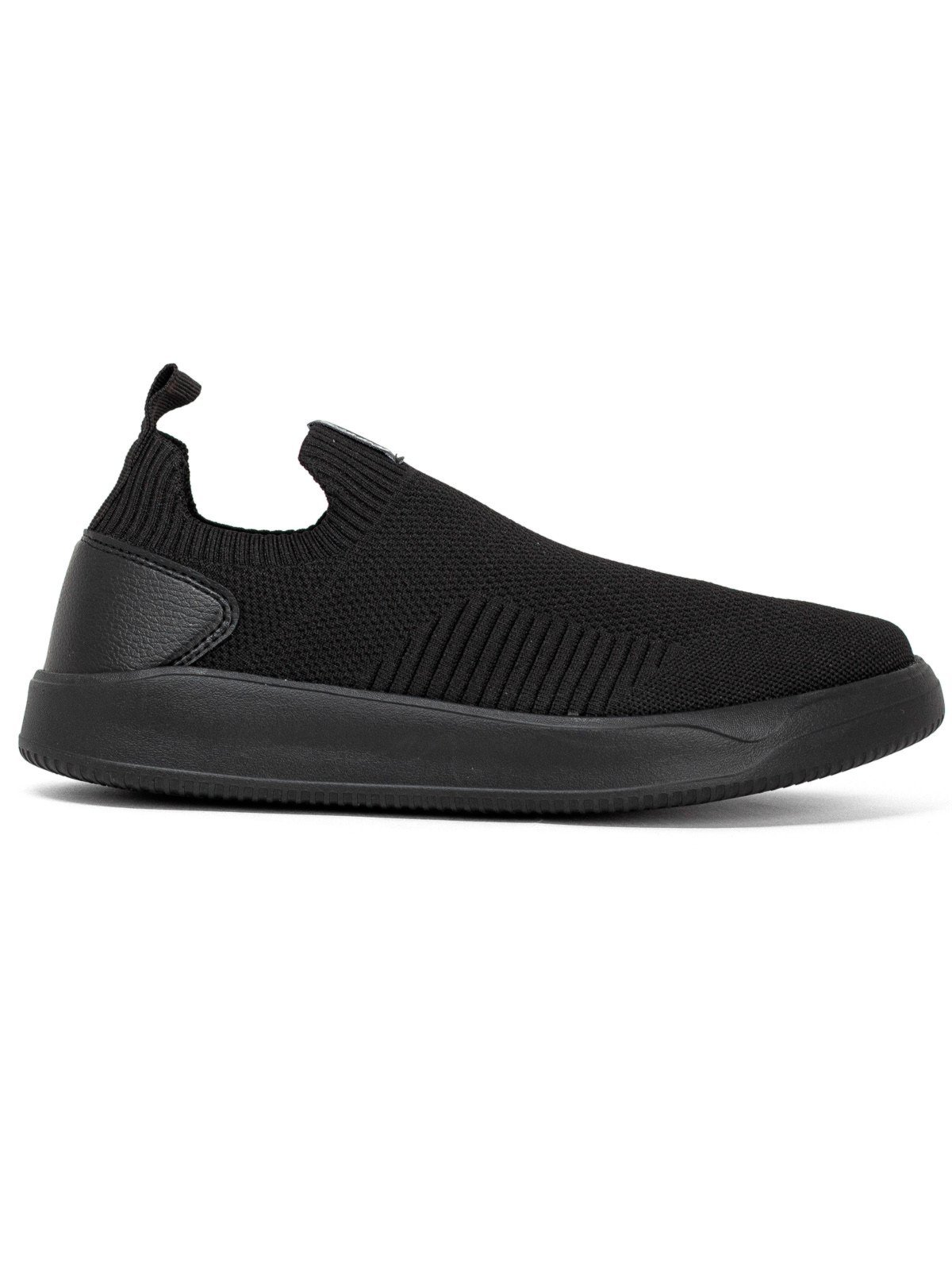 Tênis Masculino Coca Cola Space All Day Casual Knit Flexível Confortável Preto All Black